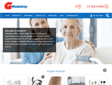 Tablet Screenshot of gmobility.com.au